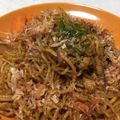 猫好き一家's cooksnap of when they made 市販の焼きそばﾍﾞﾁｬっとしないコツ.
