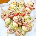 yahel's cooksnap of when they made ししとう、うずら、ウィンナーのフライ☆.