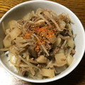 こっきりぞうさん's cooksnap of when they made ★簡単★ひき肉と大根ともやしのあんかけ丼.