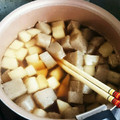 38にゃんこさん's cooksnap of when they made 大根と蒟蒻の甘辛煮.