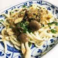 ゆーちゃん111☆'s cooksnap of when they made ツナとオクラの焼うどん.
