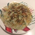 クックOIOWRM☆'s cooksnap of when they made 常備野菜の玉ねぎと大葉のチヂミ.