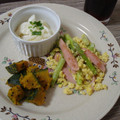 ねこりん222's cooksnap of when they made アスパラと魚肉ソーセージの中華風卵とじ.