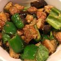 う～んさん's cooksnap of when they made 薩摩揚げ☆ナスとピーマンのピリ辛味噌炒め.