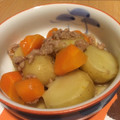クックKC3JZW☆'s cooksnap of when they made 簡単!!じゃがいもとにんじんのそぼろ煮☆.