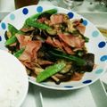 ♪快適一人暮らし♪'s cooksnap of when they made なすとベーコンの☆絶品♪ガリバタ炒め♥.