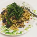 Pognu's cooksnap of when they made ひき肉と九条ネギのパスタ.