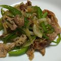 およ☆'s cooksnap of when they made 豚肉とピーマン、塩炒め。.