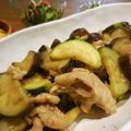 のりてぃｓｘ's cooksnap of when they made なすとズッキーニのレモンじょうゆ炒め.