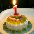 のぬの's cooksnap of when they made 簡単！10分で作れる赤ちゃんケーキ！.
