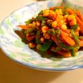 omayo's cooksnap of when they made 魚二ソとピーマンと茸のナポリタン炒め.