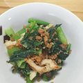 あんず7034's cooksnap of when they made ♡小松菜の和え物〜アーモンドあえ♡.