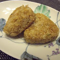 もぇちん's cooksnap of when they made ♡あるものだけ焼きおむすび～♡.