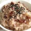 four santa's cooksnap of when they made お家で簡単❤もちもちお赤飯.