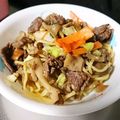 ma04tsu's cooksnap of when they made コストコのプルコギビーフで焼きそば.