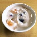moon frog's cooksnap of when they made ぷるぷる♡ドライマンゴーとヨーグルト.