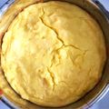 クック8MY7I7☆'s cooksnap of when they made 炊飯器で簡単♪玄米粉と豆腐のチーズケーキ.
