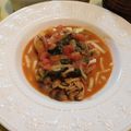 ♪でこ♪'s cooksnap of when they made 鶏と玉ねぎのトマトクリーム煮.