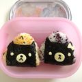 まごころ食堂's cooksnap of when they made 【キャラ弁】黒猫おにぎり弁当.