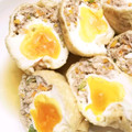 ☆くぅにゃんこ☆'s cooksnap of when they made 和風ミンチと卵の袋煮.