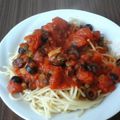 ももももももんがZ's cooksnap of when they made シェフの夫に教わる★簡単プッタネスカ.