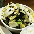 ♪快適一人暮らし♪'s cooksnap of when they made 白菜と塩昆布の浅漬け☆.