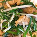 nashio1125's cooksnap of when they made レバニラじゃないよ☆豚にらもやし炒め.
