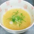 もぐ・ω・くま's cooksnap of when they made 大根おろし汁入りお味噌汁.