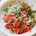 オアシス☆彡's cooksnap of when they made パプリカとツナの大根サラダ.