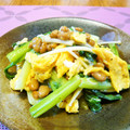 アイリッシュショコラ's cooksnap of when they made 栄養満点♪【玉子と小松菜のマヨ納豆炒め】.