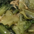 sanurin's cooksnap of when they made きのことレタスのさっぱり炒め.