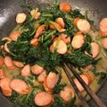 keiko！'s cooksnap of when they made ほうれん草とウィンナー☆めんつゆ炒め.
