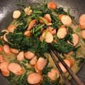 keiko！'s cooksnap of when they made ほうれん草とウィンナー☆めんつゆ炒め.
