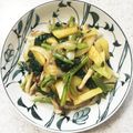 RoomA's cooksnap of when they made 最後に蜂蜜！小松菜とじゃが芋味噌マヨ炒め.
