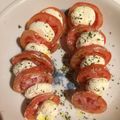 chanlisa's cooksnap of when they made 手作り水切りヨーグルトでカプレーゼ.