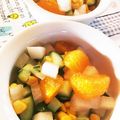 Bolzano's cooksnap of when they made 大根とコーンのサラダ・保育園給食.