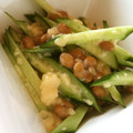 xうーたんx's cooksnap of when they made 納豆と胡瓜の♪玉子豆腐和え.