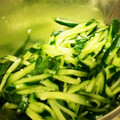 ピンキーsaya's cooksnap of when they made きゅうりとシソの塩麹和え.