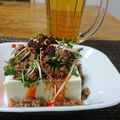 ダイナマイト漆黒's cooksnap of when they made 簡単そぼろ&薬味で大満足！おかず冷奴♪.
