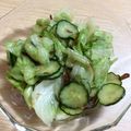 すかちゃん♡'s cooksnap of when they made レタスときゅうりの塩こぶサラダ.