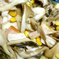 ゴロtaroo's cooksnap of when they made ベーコンときのこの柚子胡椒ポン酢炒め♪.