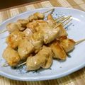 パグ桃's cooksnap of when they made ささみのにんにくダレ焼き鳥★.