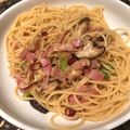 ぐりぐら0613's cooksnap of when they made 昆布茶&バター醤油のペペロンチーノ風♡.