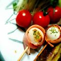 賢くんママ's cooksnap of when they made 簡単 うずら卵のベーコン巻き (^o^).