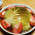 ハチワレねこ's cooksnap of when they made キャベツの重ね蒸し＊豆腐入り.