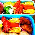 ポコポニョ's cooksnap of when they made ｷｬﾗ弁♪たまごやきくん☆.