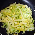 marisyun's cooksnap of when they made キャベツじゃがいも卵炒めただけ.