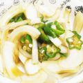 ♡Maya♡'s cooksnap of when they made 生姜香る♡新玉ねぎとオクラのサラダ.