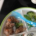 クマ☆'s cooksnap of when they made ハンバーグ＊離乳食つかみ食べ＊卵不使用.
