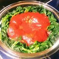 ハルハナ8687's cooksnap of when they made 絶品のおばけハンバーグ＊ミートローフ＊.